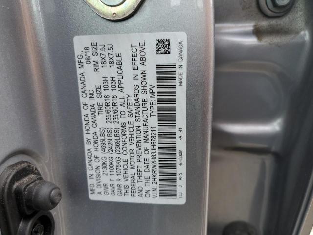 2018 HONDA CR-V EXL 2HKRW2H83JH678211