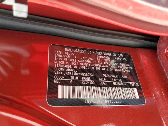 JN1BJ1BV1NW350233 Nissan Rogue Sport Sv