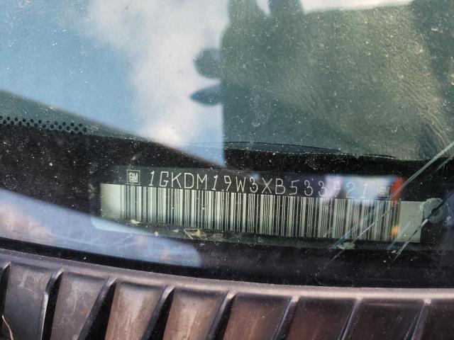 1GKDM19W3XB533921 GMC Safari Xt