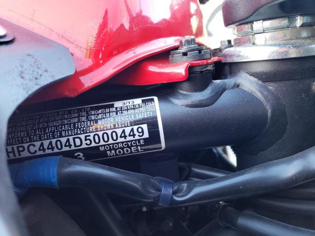 2013 HONDA CBR500 RA- MLHPC4404D5000449
