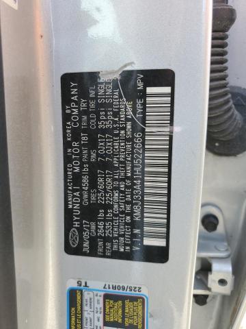 2017 HYUNDAI TUCSON LIM - KM8J33A41HU522666