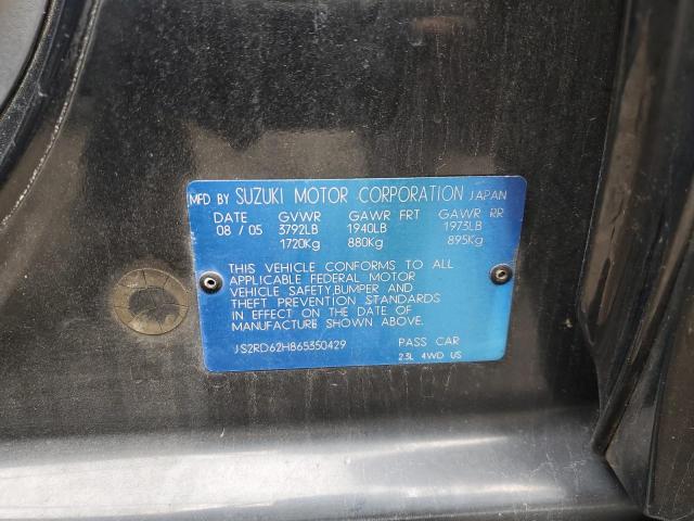 JS2RD62H865350429 Suzuki Aerio