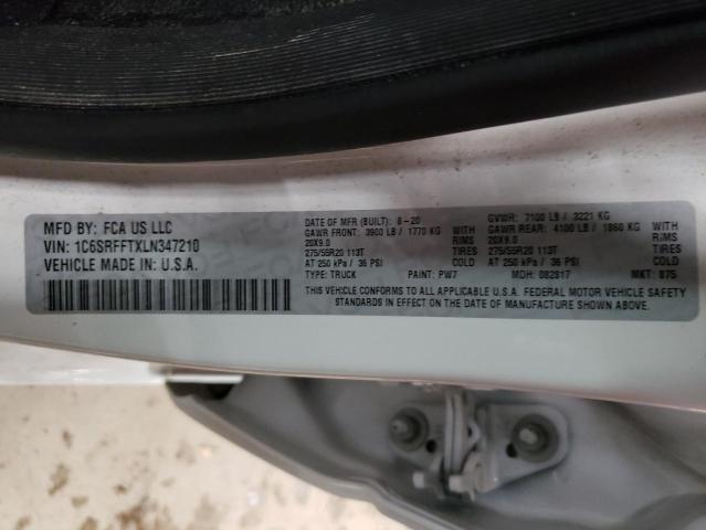 2020 RAM 1500 BIG H 1C6SRFFTXLN347210