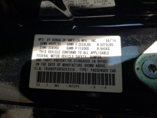 2015 ACURA TLX TECH 19UUB2F59FA003218