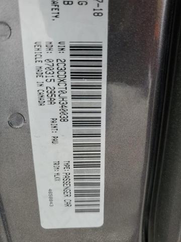 2018 DODGE CHARGER R/ 2C3CDXCT0JH340038