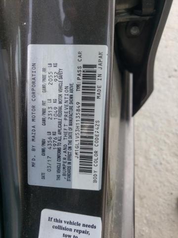 2017 MAZDA 6 TOURING JM1GL1V53H1135849