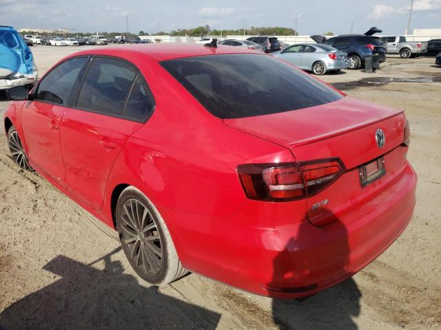2016 VOLKSWAGEN JETTA SPOR 3VWD17AJ3GM400394