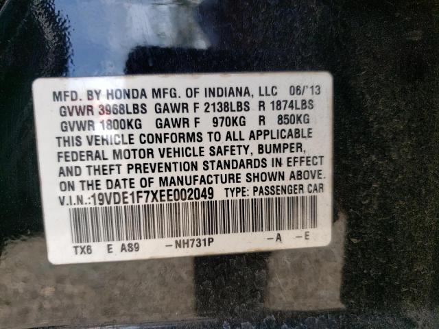 19VDE1F7XEE002049 Acura Ilx 20 Tech