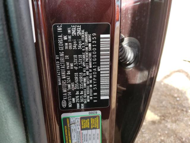 2016 KIA SORENTO EX - 5XYPHDA11GG001359