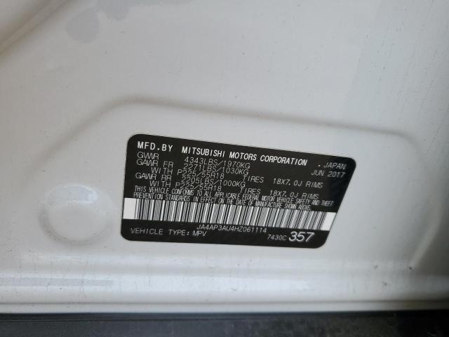JA4AP3AU4HZ061114 Mitsubishi Outlander Sport Es