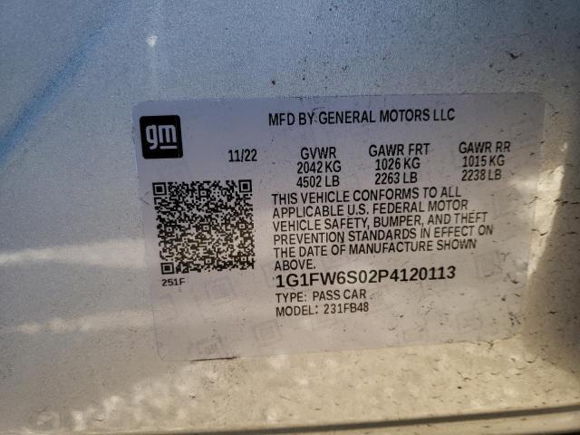 2023 CHEVROLET BOLT EV 1L - 1G1FW6S02P4120113