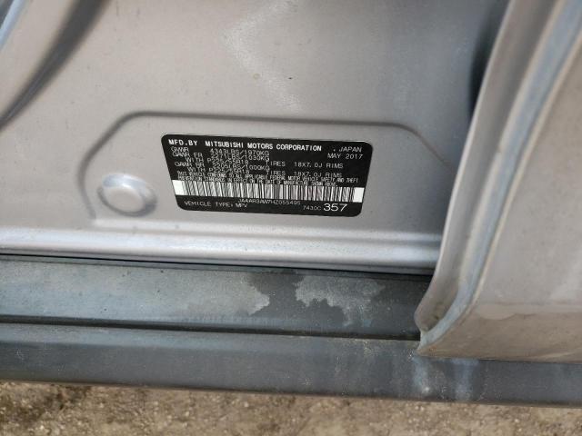 2017 MITSUBISHI OUTLANDER JA4AR3AW7HZ055495