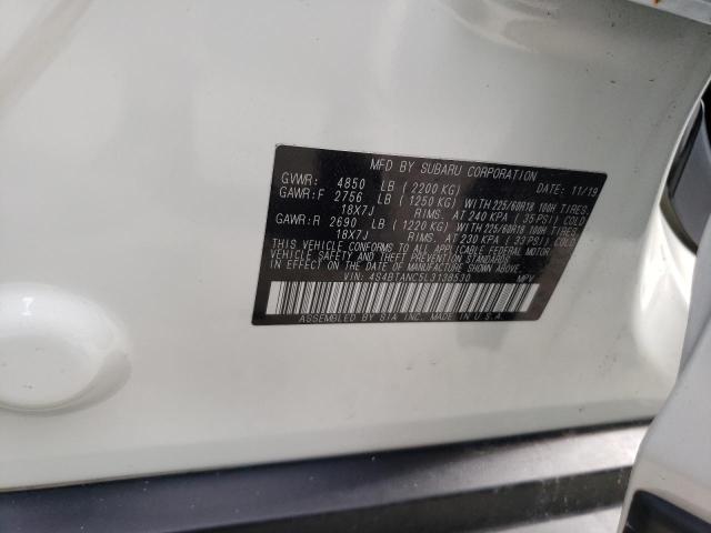 2020 SUBARU OUTBACK LI 4S4BTANC5L3138530