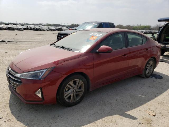 Salvage cars for sale from Copart San Antonio, TX: 2019 Hyundai Elantra SEL