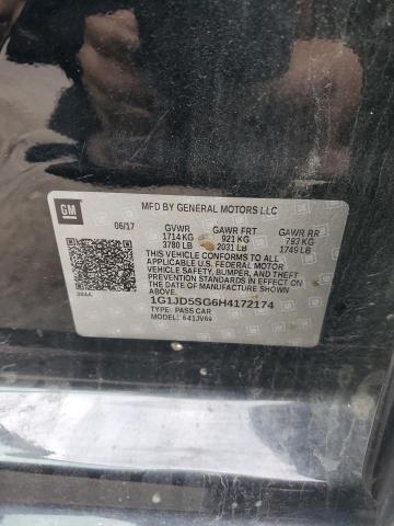 2017 CHEVROLET SONIC LT - 1G1JD5SG6H4172174