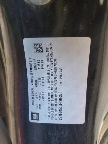 2015 CHEVROLET CAMARO 2G1FD1E30F9209270