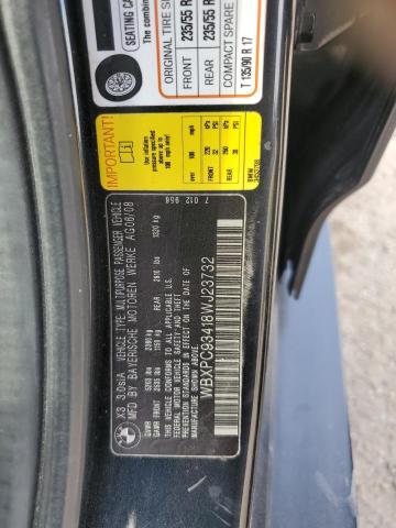 WBXPC93418WJ23732 BMW X3 3.0SI