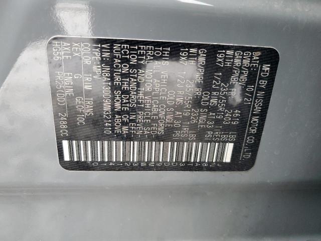 2021 NISSAN ROGUE PLAT - JN8AT3DD9MW321410
