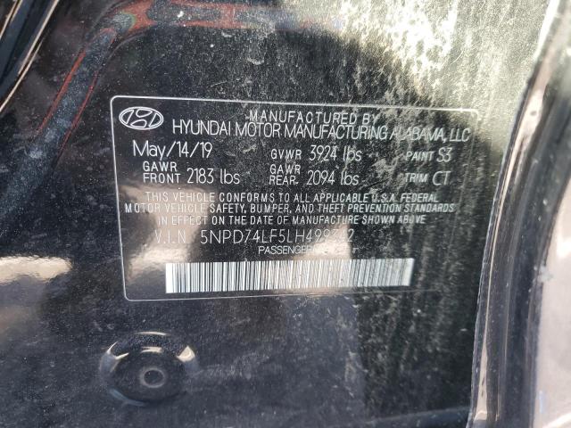 2020 HYUNDAI ELANTRA SE 5NPD74LF5LH499342