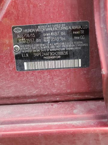 2016 HYUNDAI SONATA SE - 5NPE24AF9GH288656