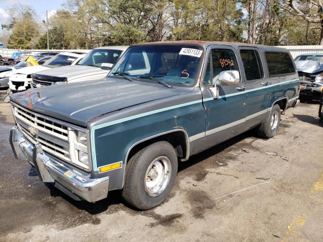 Chevrolet Suburban salvage cars for sale: 1987 Chevrolet Suburban R1