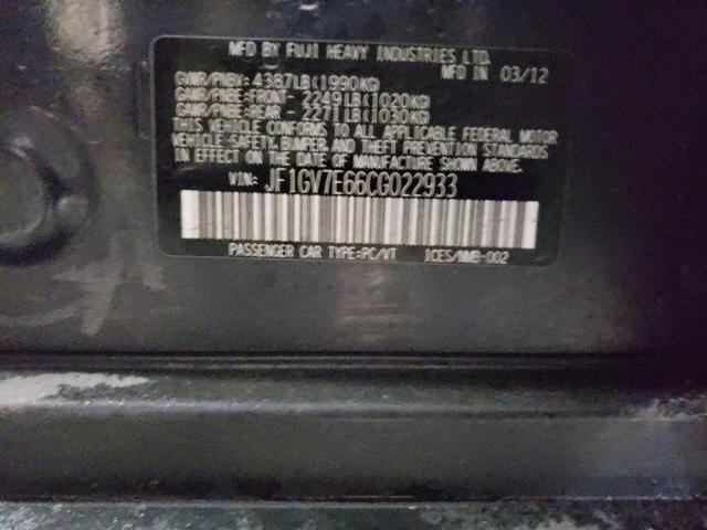 JF1GV7E66CG022933 Subaru Impreza Wrx