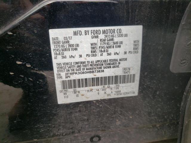 2017 FORD EDGE SE 2FMPK3G93HBB73838