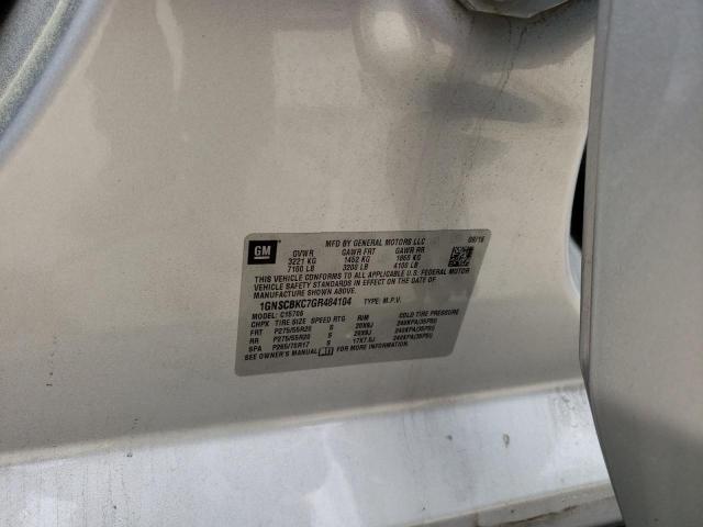 2016 CHEVROLET TAHOE C150 1GNSCBKC7GR484104