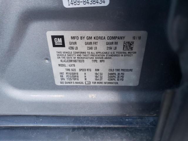 KL4CJCSM1KB778370 Buick Encore Essence