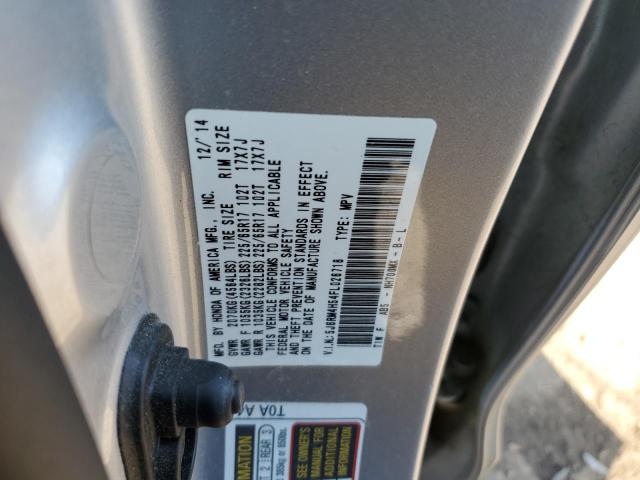 2015 HONDA CR-V EX 5J6RM4H54FL026718