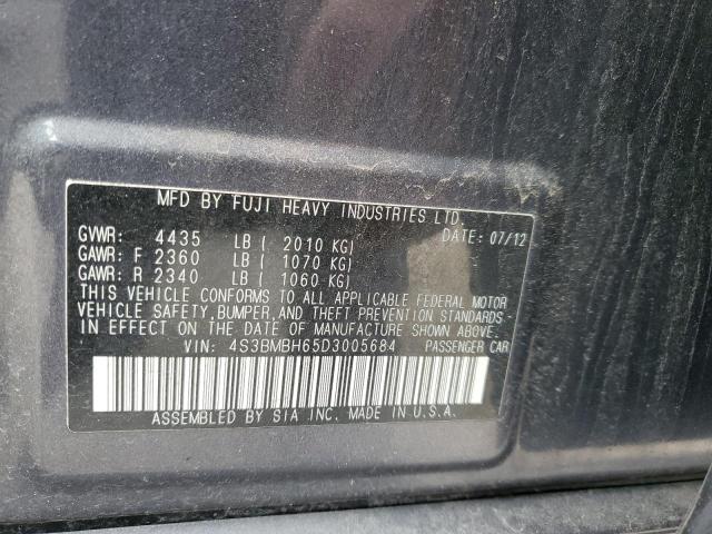 4S3BMBH65D3005684 Subaru Legacy 2.5i Premium