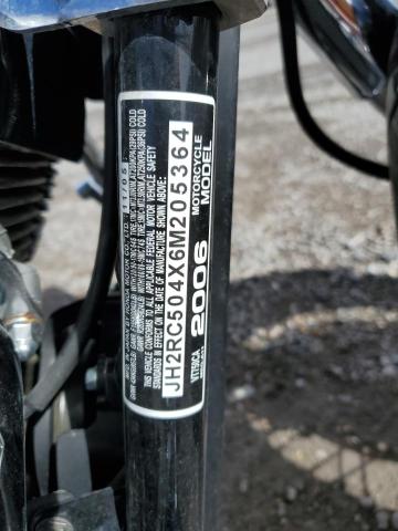 2006 HONDA VT750 CA JH2RC504X6M205364