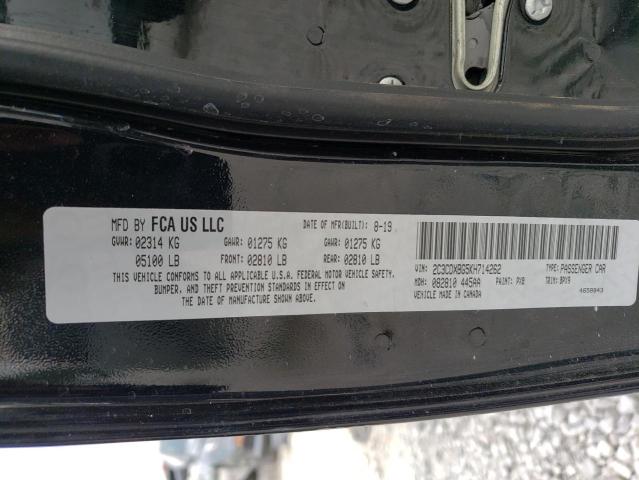 2019 DODGE CHARGER SX 2C3CDXBG5KH714262