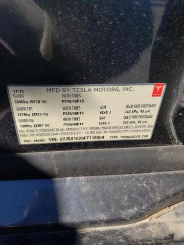5YJSA1E29FF118869 Tesla MODEL S