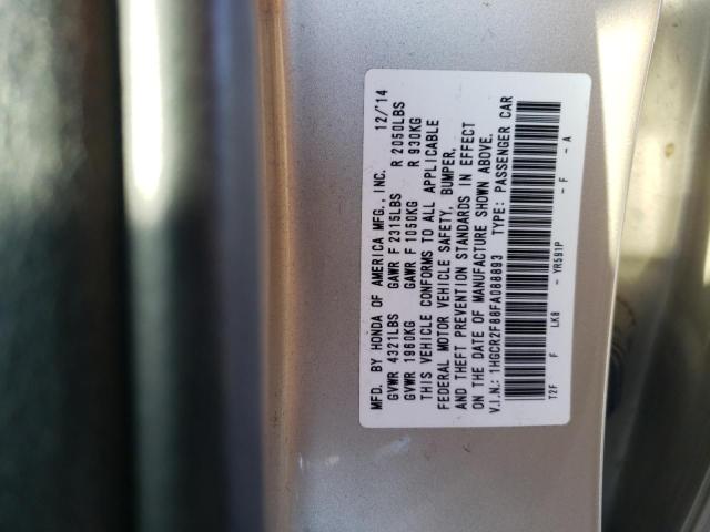 2015 HONDA ACCORD EXL 1HGCR2F88FA088893