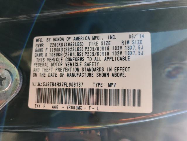 2015 ACURA RDX 5J8TB4H37FL006187