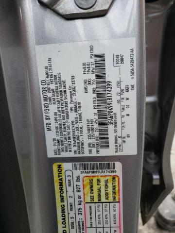 2020 FORD FUSION TIT 3FA6P0K99LR174399