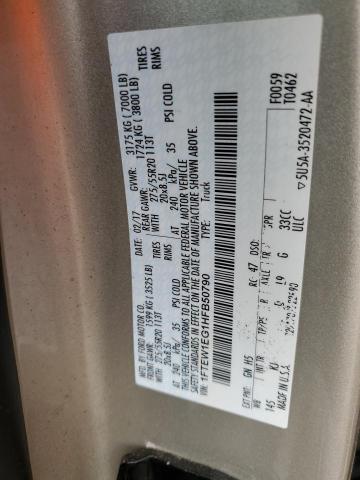 2017 FORD F150 SUPER 1FTEW1EG1HFB50790