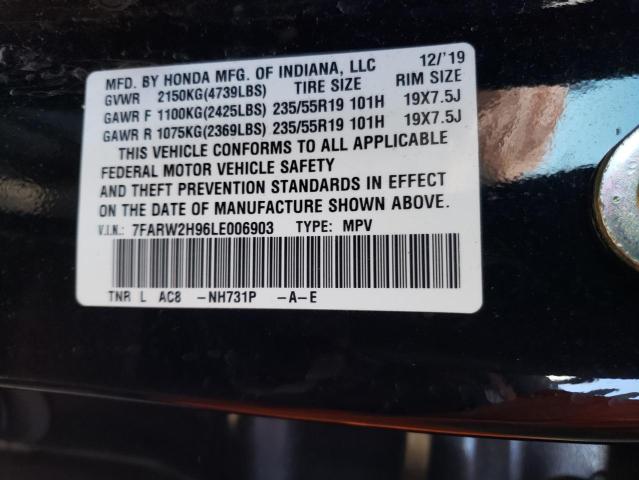 2020 HONDA CR-V TOURI - 7FARW2H96LE006903
