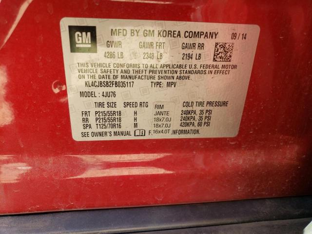 2015 BUICK ENCORE CON - KL4CJBSB2FB035117