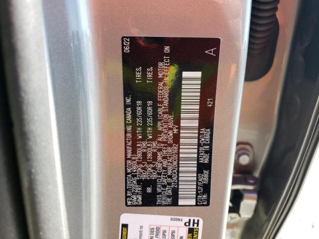 2022 LEXUS NX 250 2T2ADCAZ0NC001682
