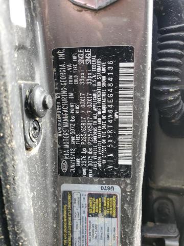 5XYKT4A64EG484136 KIA SORENTO LX