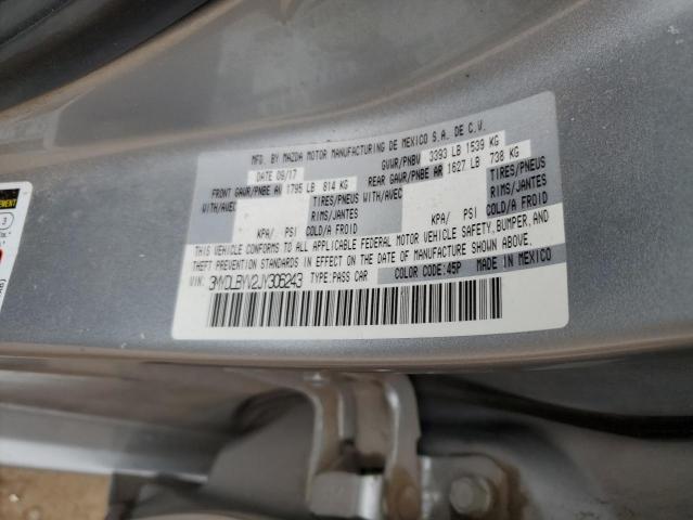 2018 TOYOTA YARIS IA 3MYDLBYV2JY306243