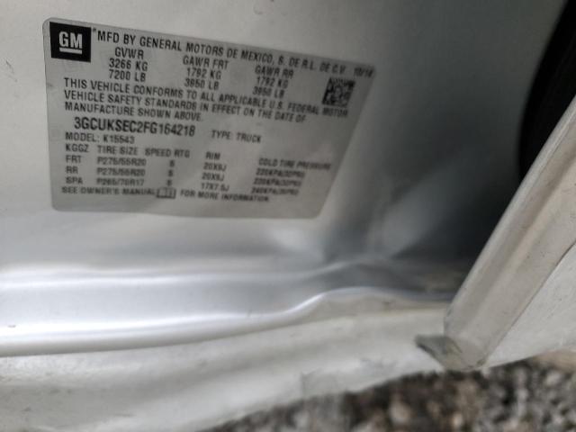 2015 CHEVROLET SILVERADO 3GCUKSEC2FG164218