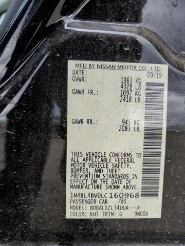 1N4BL4BV0LC160968 Nissan ALTIMA S