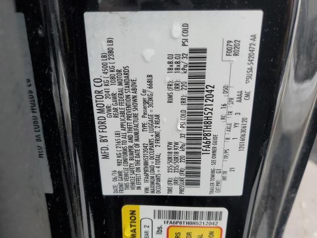 2017 FORD MUSTANG 1FA6P8TH8H5212042