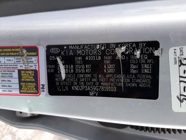 2016 KIA SOUL + - KNDJP3A59G7819103