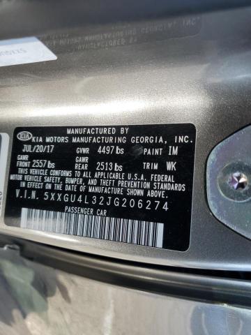 5XXGU4L32JG206274 KIA OPTIMA EX