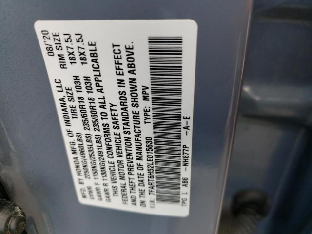 2020 HONDA CR-V EX - 7FART6H52LE015630
