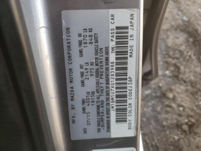 2016 MAZDA 3 SPORT JM1BM1U7XG1283988